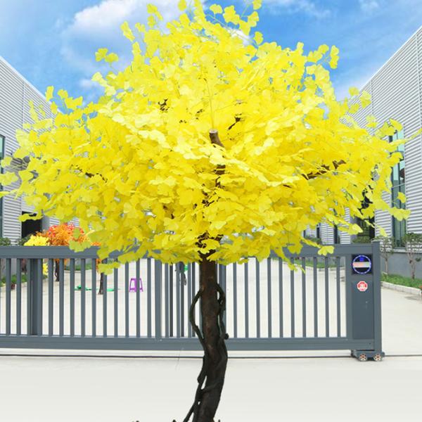 Großhandel B2B Simulation von Baum Landschaftsbau dekorative Begrünung Ginkgo-Bäume